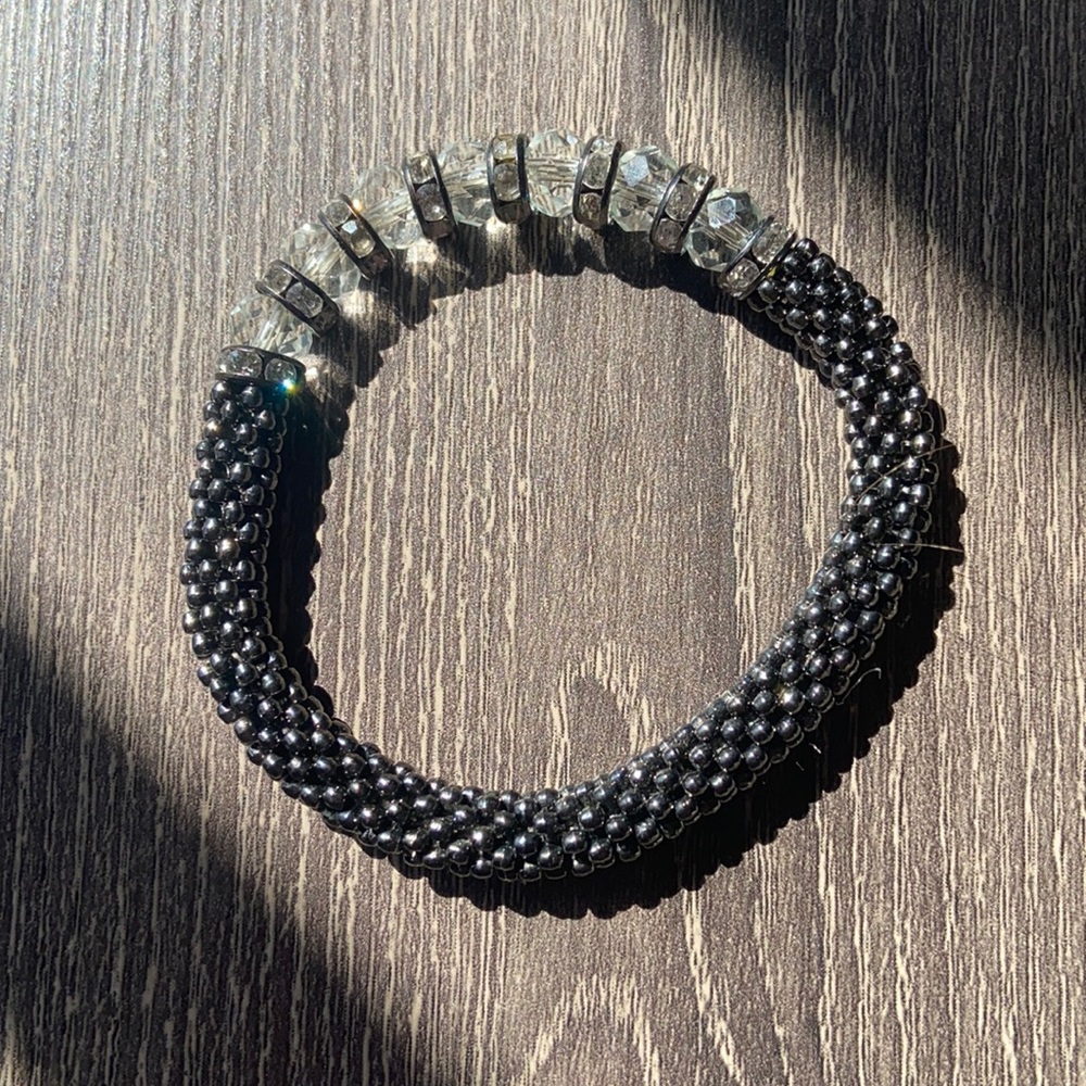 Black Reflective Bracelet
